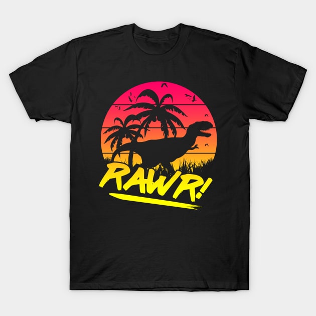 Dino Summer T-Shirt by Spazzy Newton